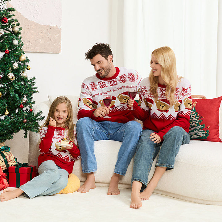Matching Christmas Sweater in red