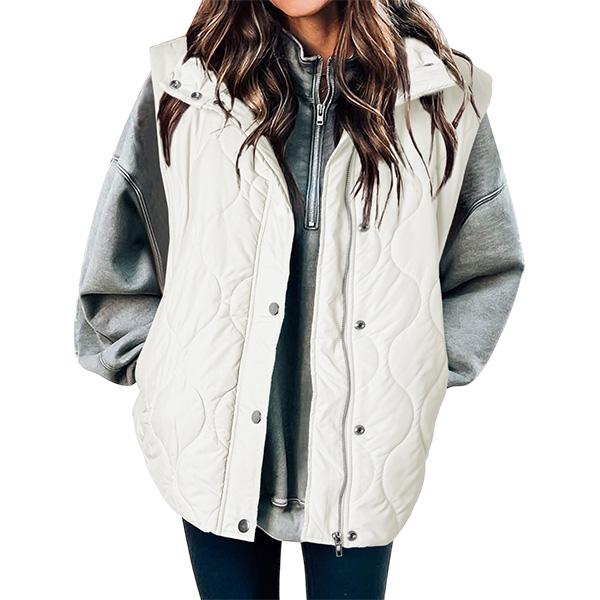 OLIVIA™ - Women's Casual Oversized Puffer Vest with Stand Collar