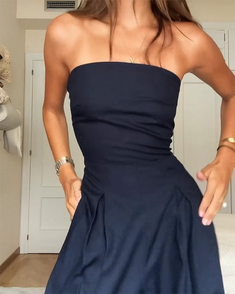 VELORA™ - Luxe Strapless Jumpsuit