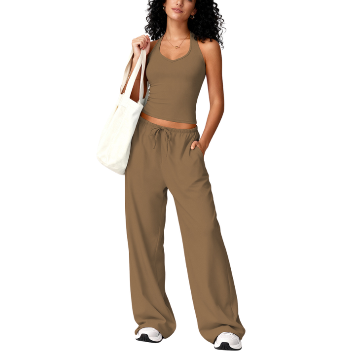 ELLIANA™ – Sporty Two Piece Gym Workout Set