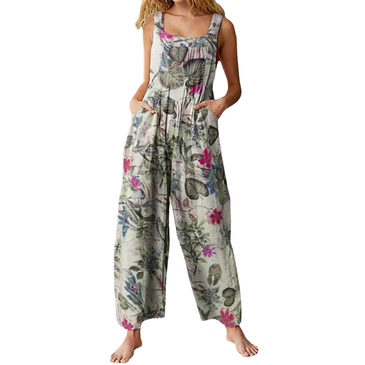 KEHLANI™ – Casual Floral Wide Leg Overalls
