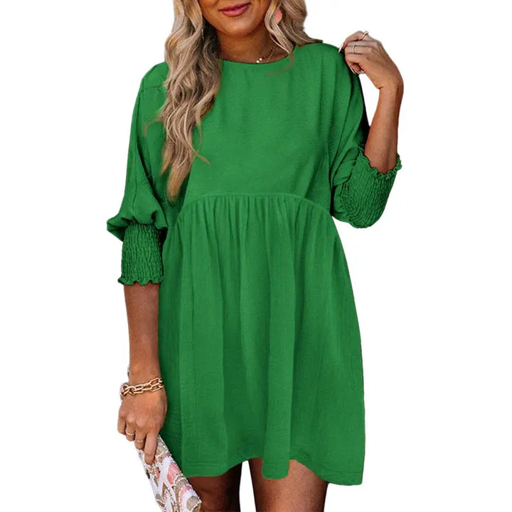 IVORY™ – Comfy Loose Fit Flowy Mini Shift Dress