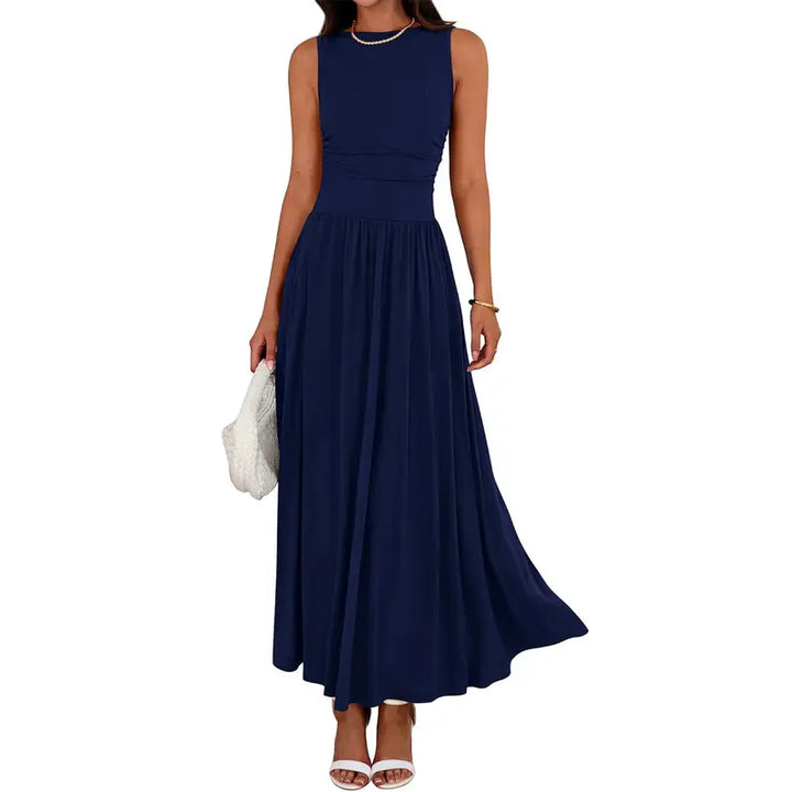 BRIGETTE™ – Elegant Casual Ruched Maxi Dress