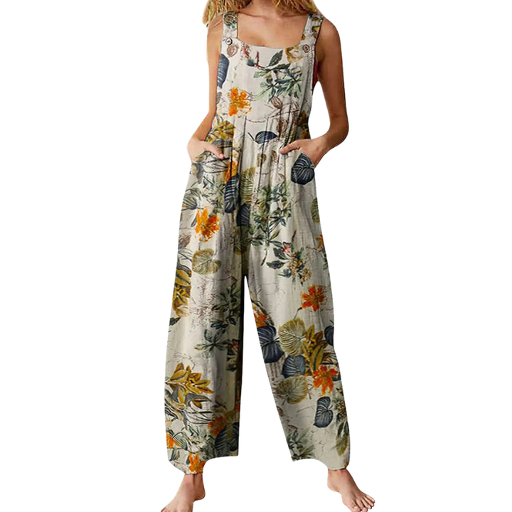KEHLANI™ – Casual Floral Wide Leg Overalls