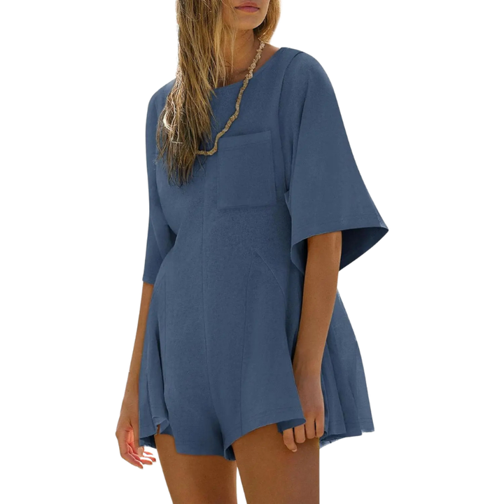AMRYN™ – Comfortable Short Sleeve Casual Romper