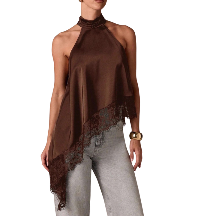 BLOSSOM™ – Elegant Halter Evening Top