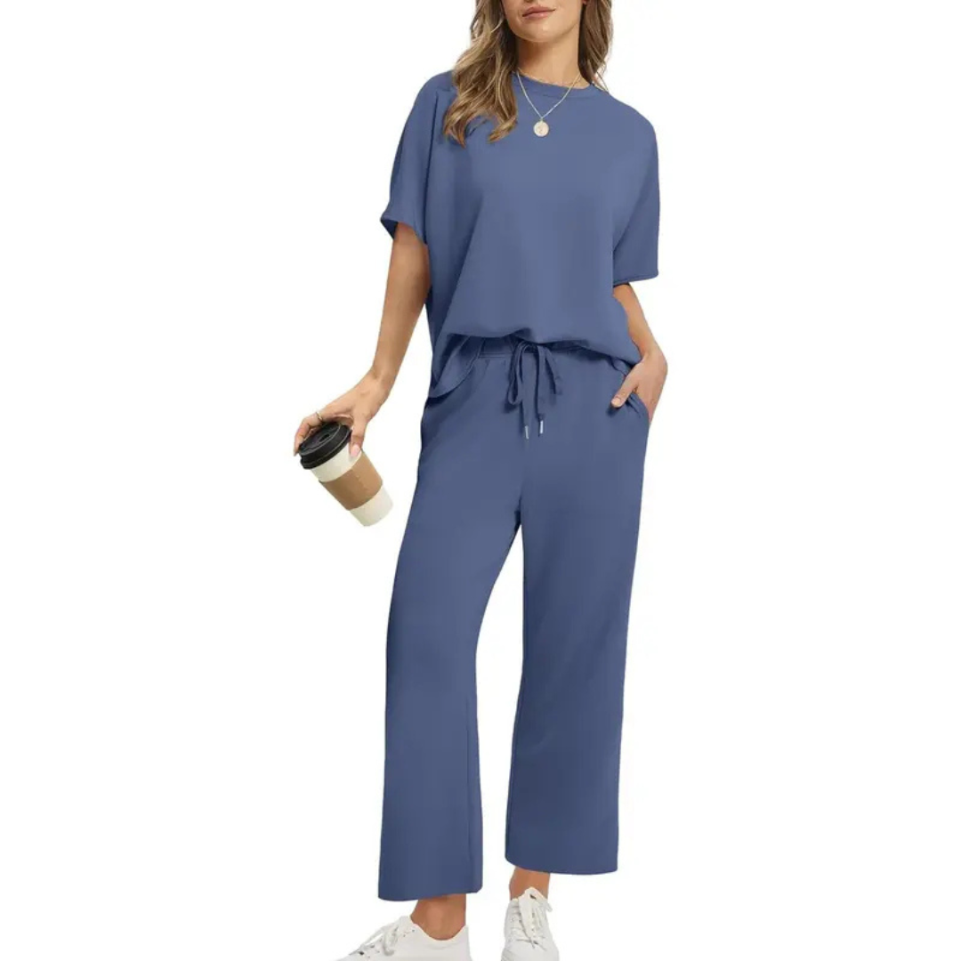 JULIE™ – Women's Oversized Cropped Lounge Set