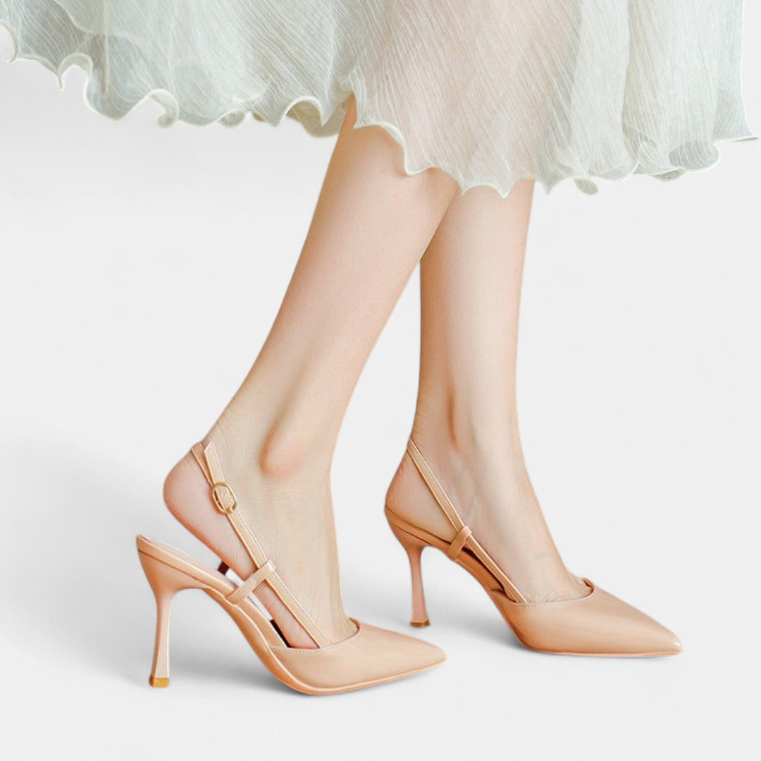 ZURI | Elegant Pointed Toe Adjustable Strap Stiletto