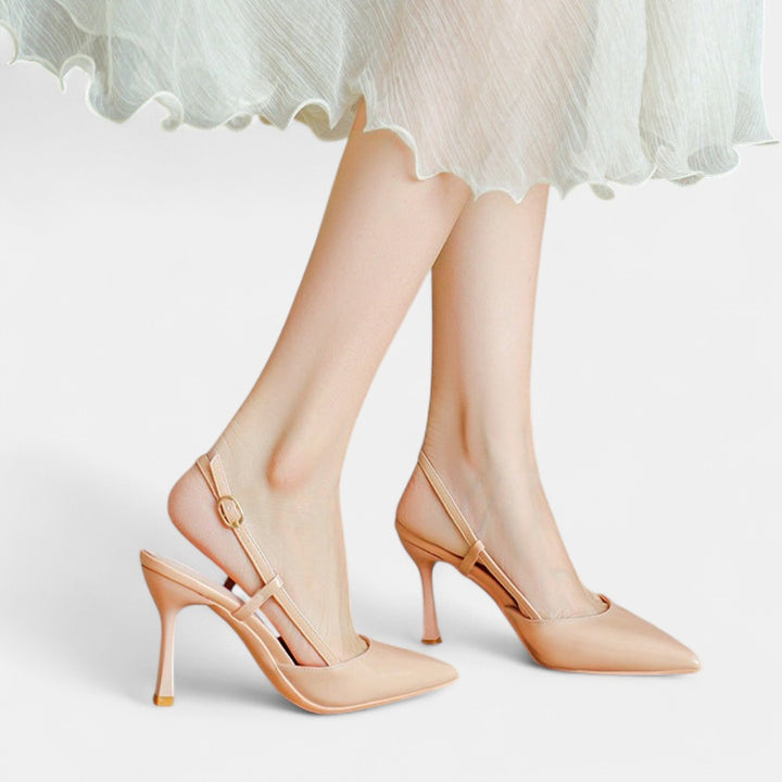 ZURI | Elegant Pointed Toe Adjustable Strap Stiletto
