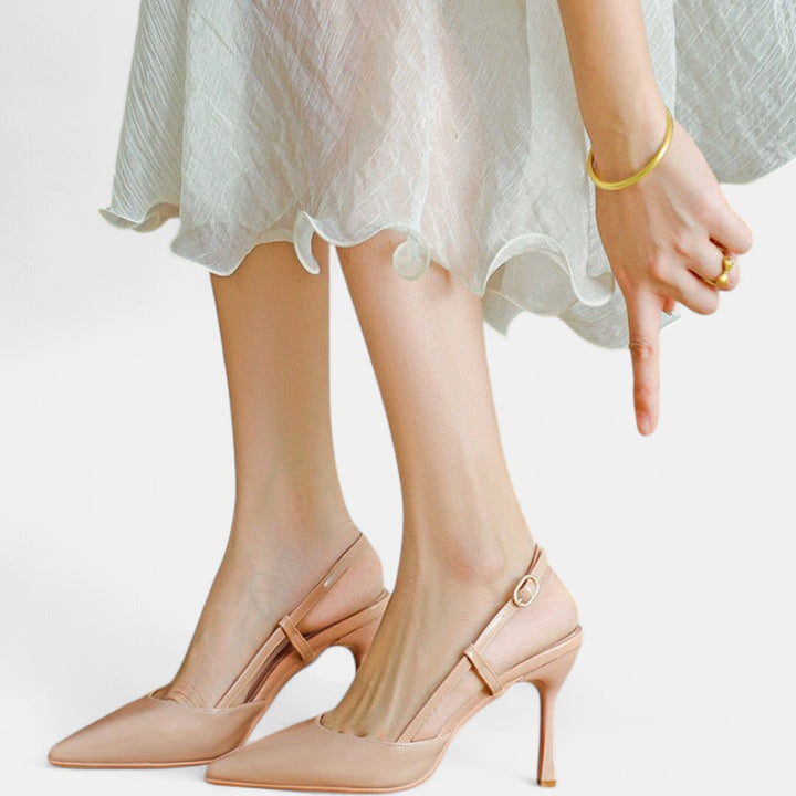 ZURI | Elegant Pointed Toe Adjustable Strap Stiletto
