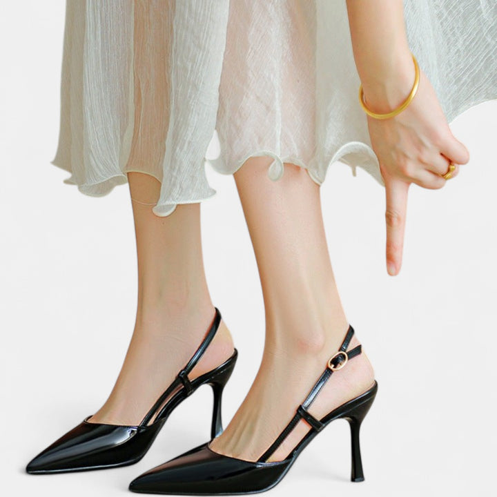 ZURI | Elegant Pointed Toe Adjustable Strap Stiletto