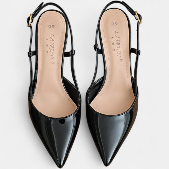 ZURI | Elegant Pointed Toe Adjustable Strap Stiletto
