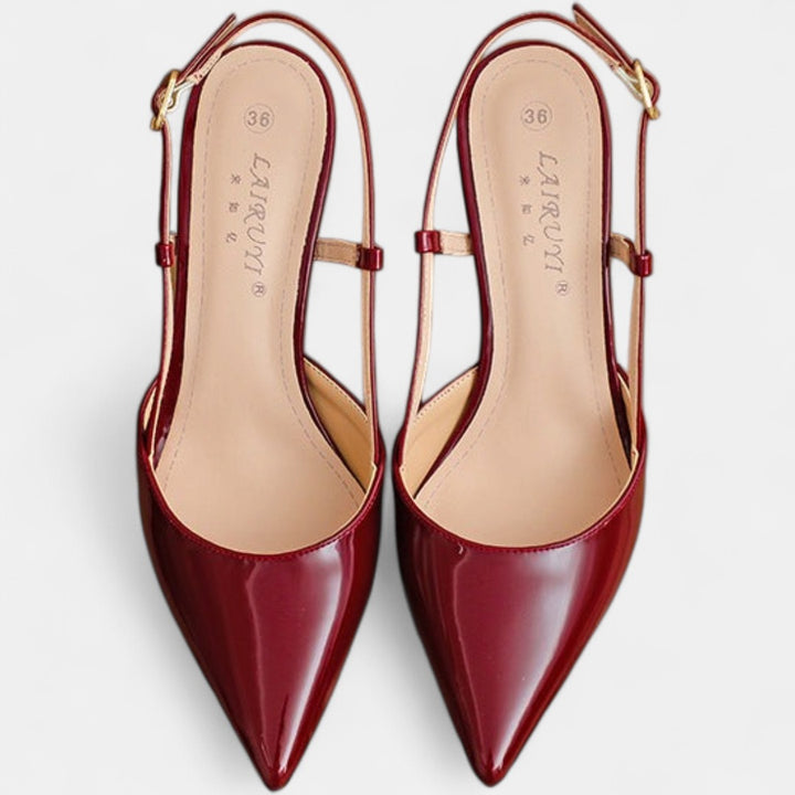 ZURI | Elegant Pointed Toe Adjustable Strap Stiletto