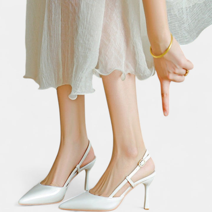 ZURI | Elegant Pointed Toe Adjustable Strap Stiletto