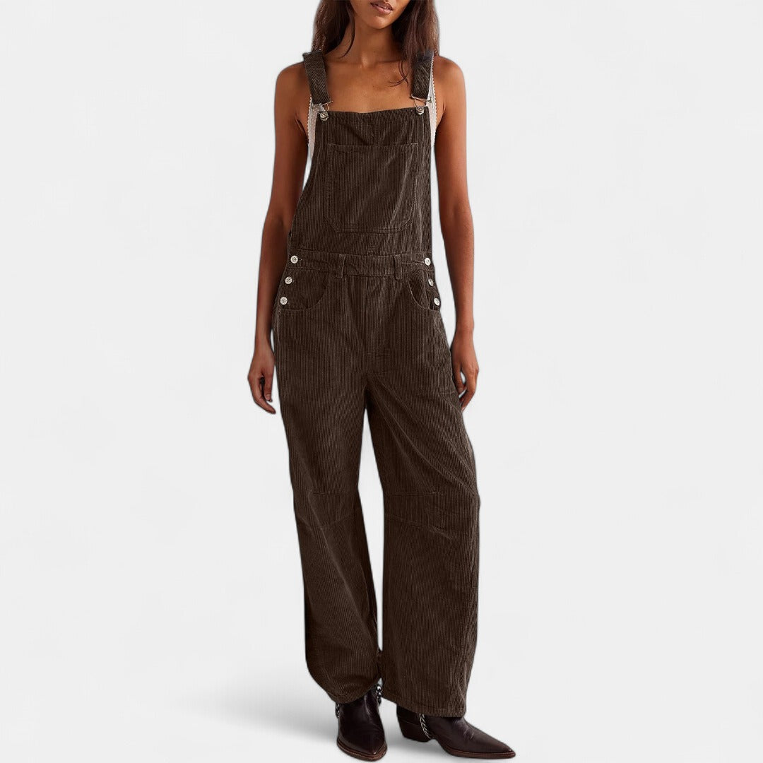 PANIZ | Vintage Overalls Wide-Leg Adjustable Jumpsuit