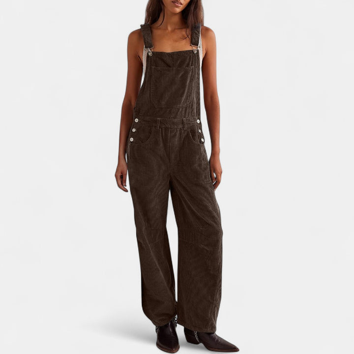 PANIZ | Vintage Overalls Wide-Leg Adjustable Jumpsuit