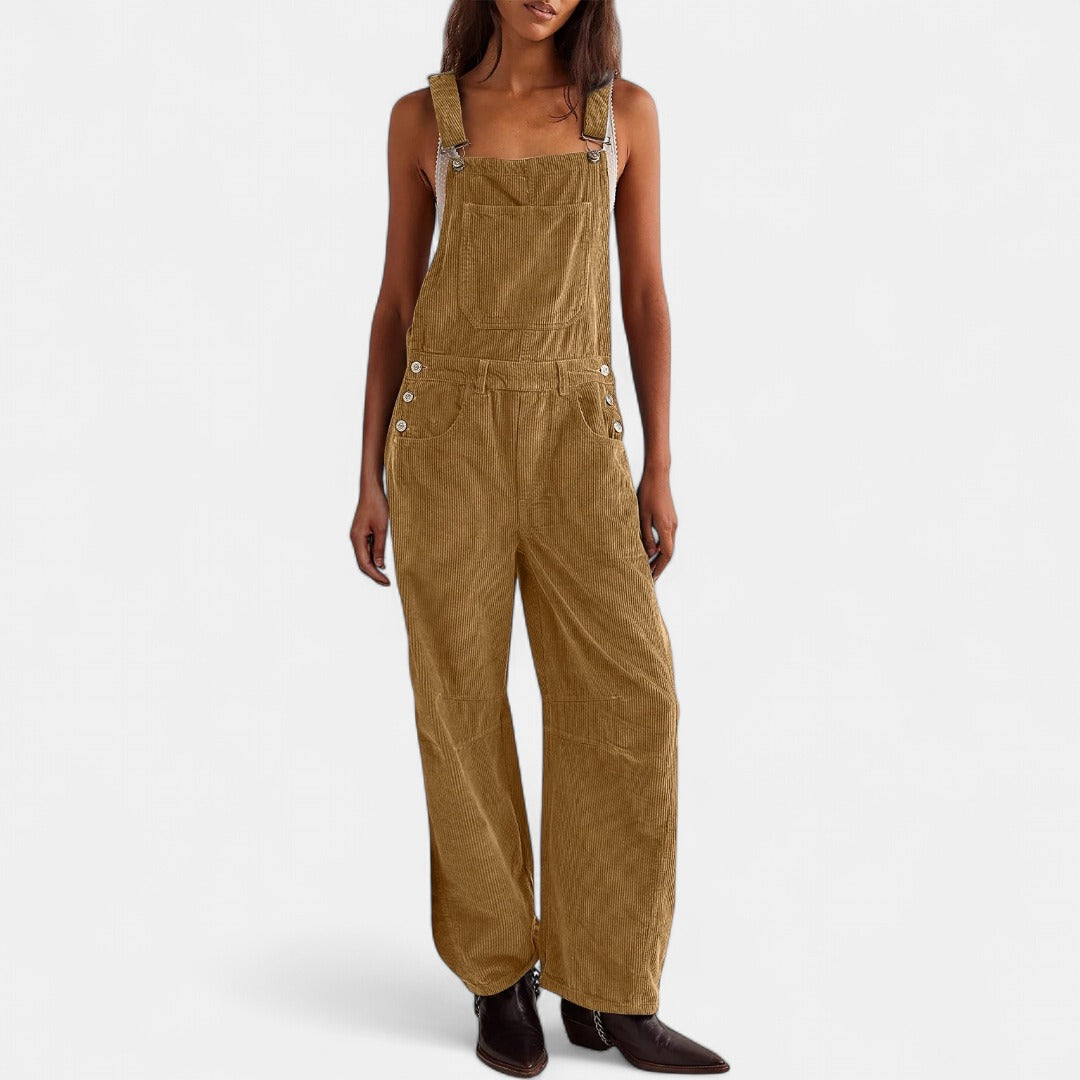 PANIZ | Vintage Overalls Wide-Leg Adjustable Jumpsuit