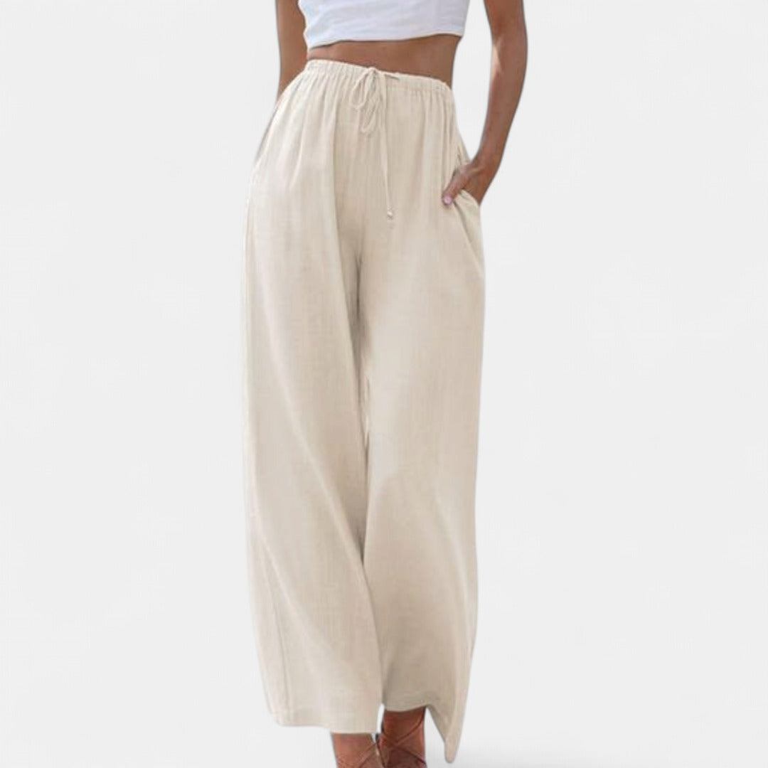 MARIANNE | Casual Summer Wide Leg Trousers