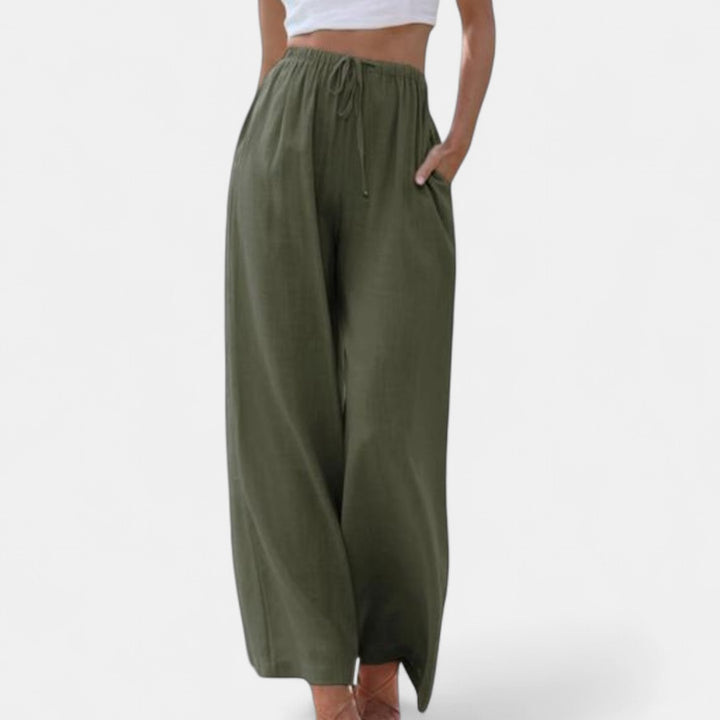 MARIANNE | Casual Summer Wide Leg Trousers