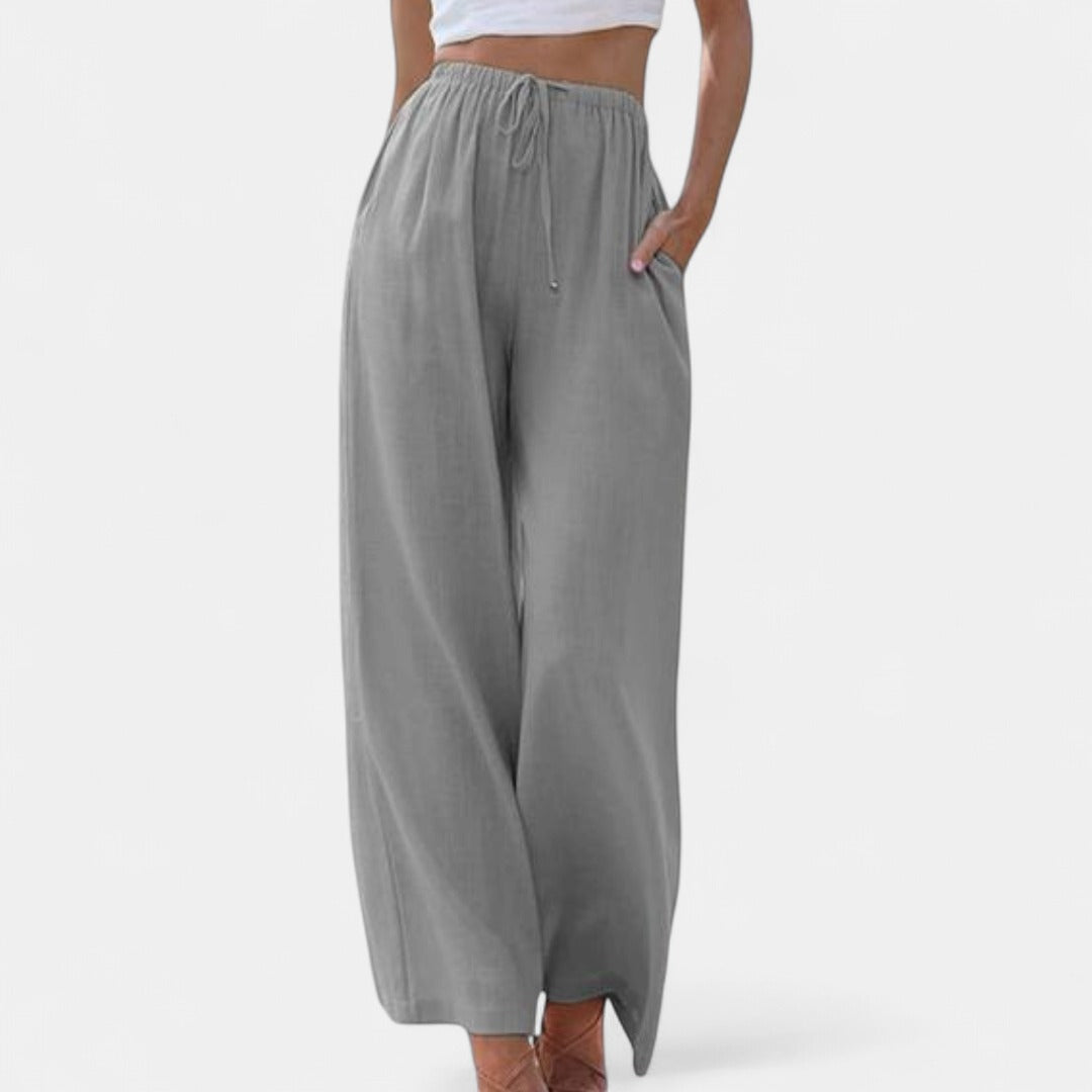 MARIANNE | Casual Summer Wide Leg Trousers