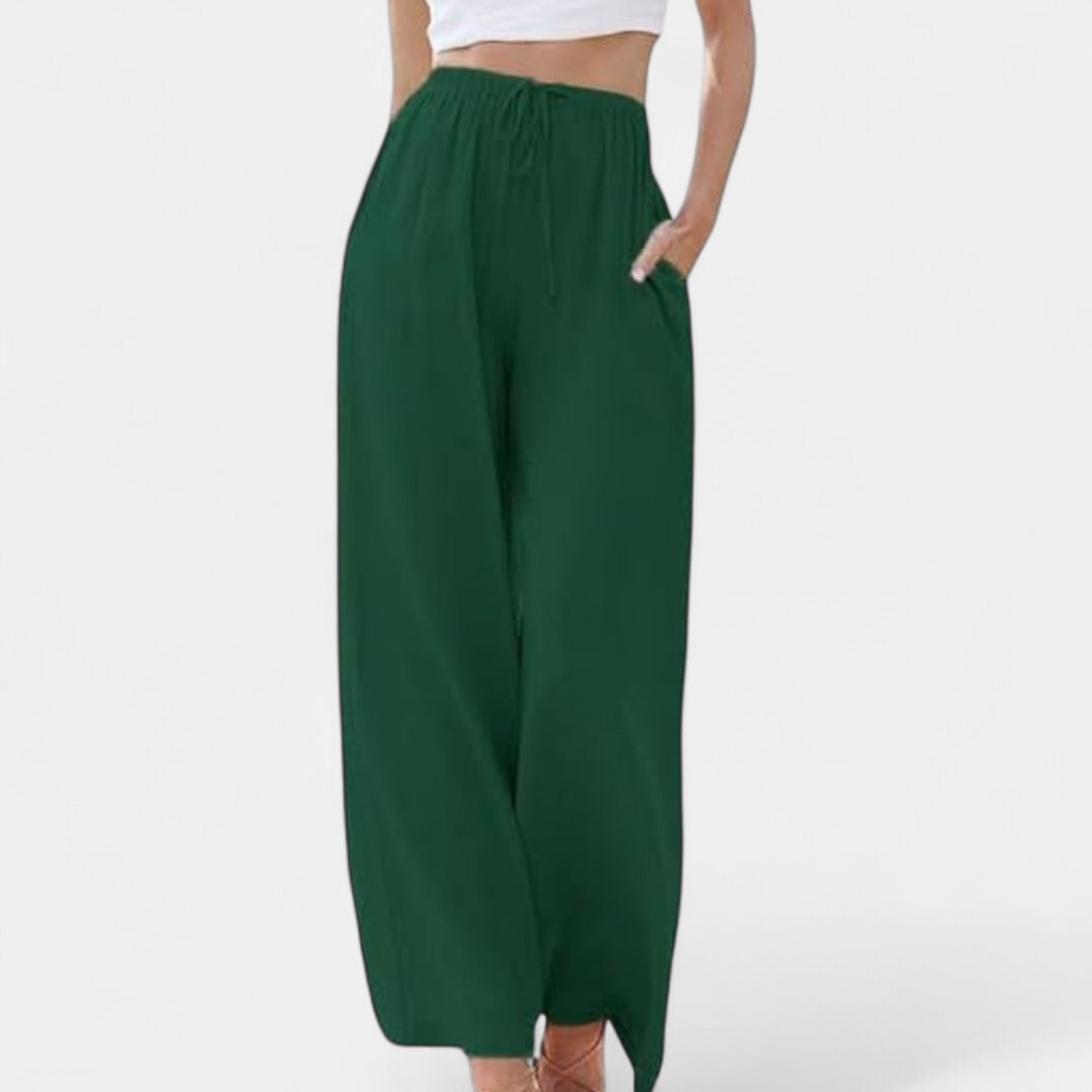 MARIANNE | Casual Summer Wide Leg Trousers