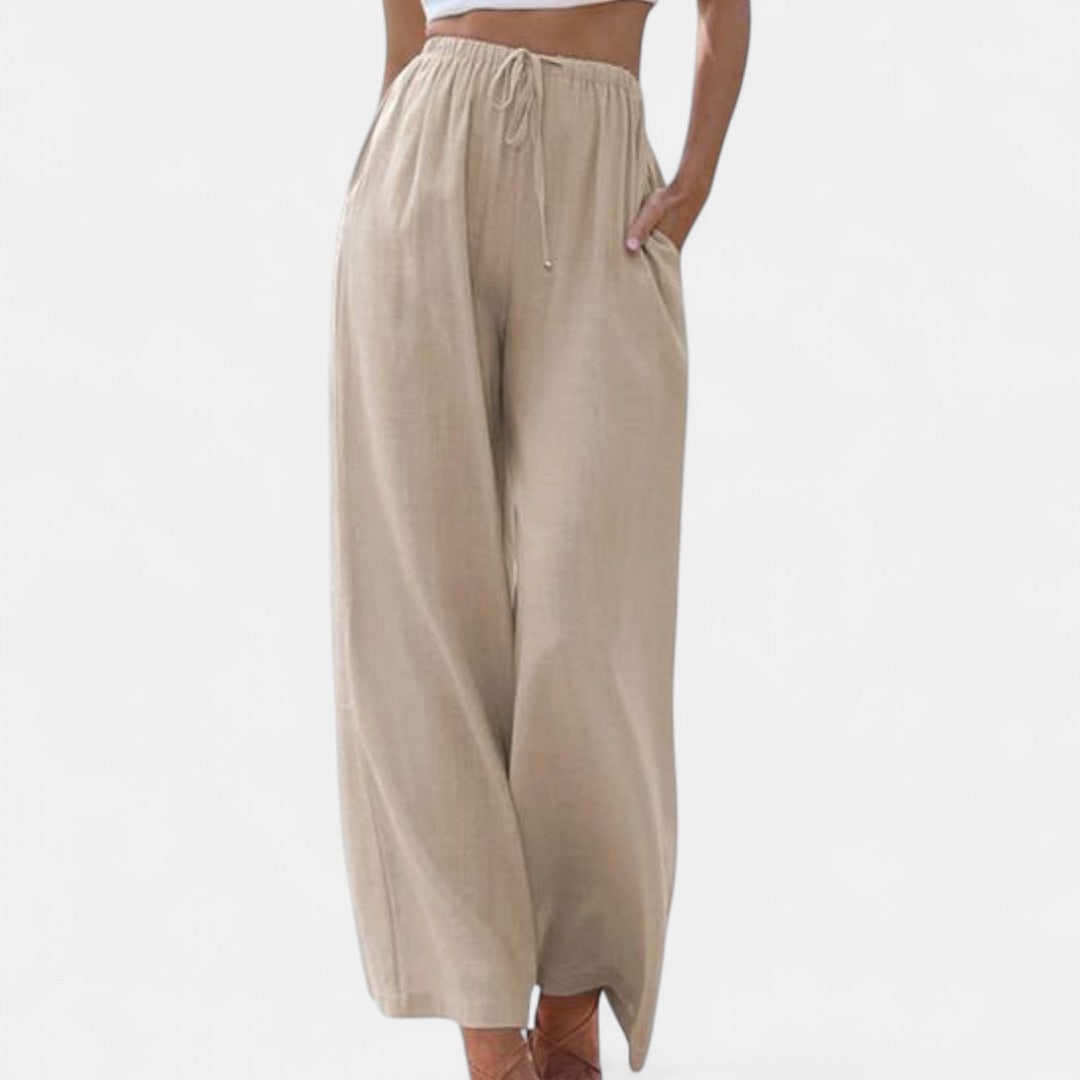 MARIANNE | Casual Summer Wide Leg Trousers