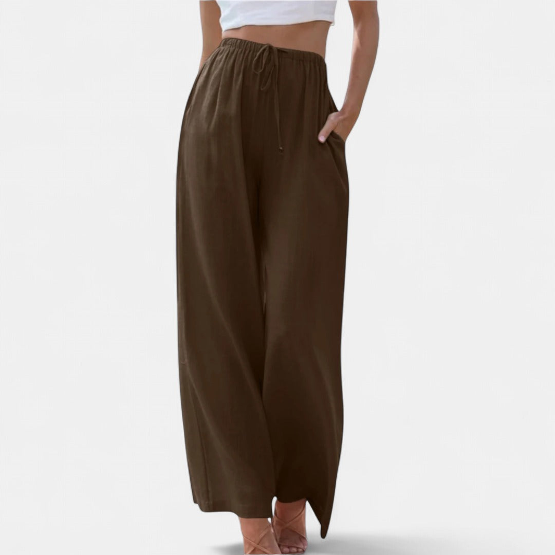MARIANNE | Casual Summer Wide Leg Trousers
