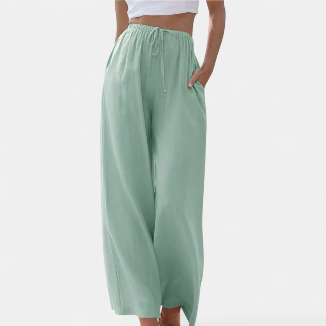 MARIANNE | Casual Summer Wide Leg Trousers