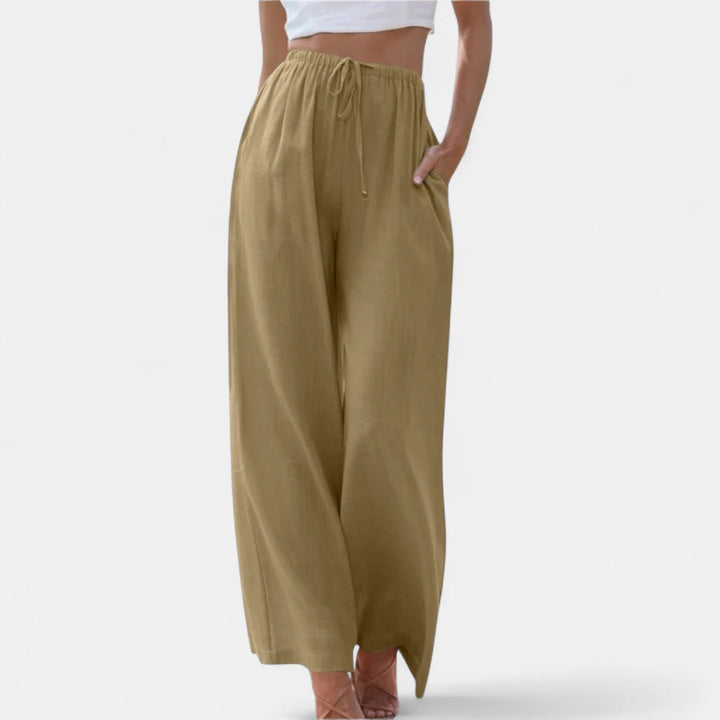 MARIANNE | Casual Summer Wide Leg Trousers