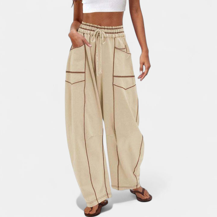 AVANITA | Comfy Baggy Leg Lounge Trousers