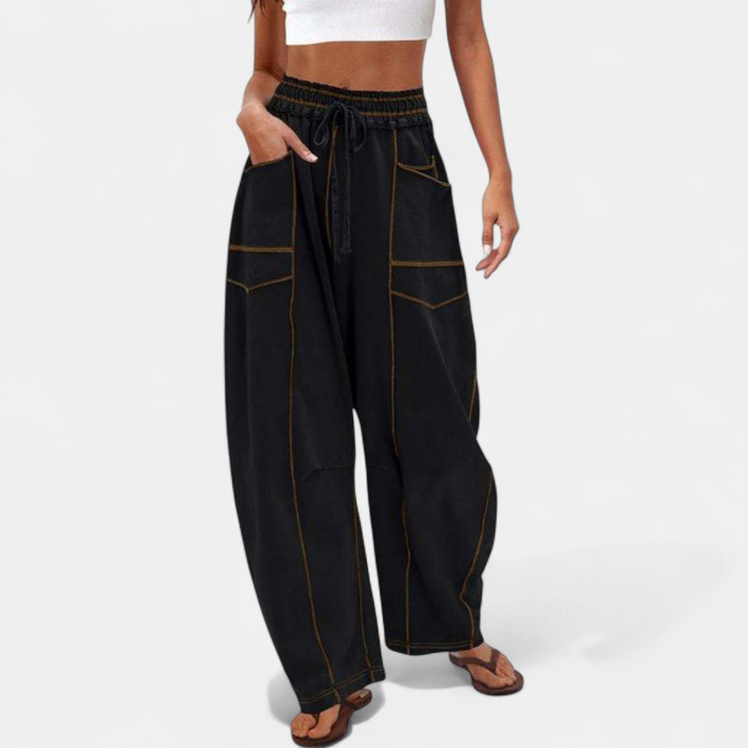AVANITA | Comfy Baggy Leg Lounge Trousers