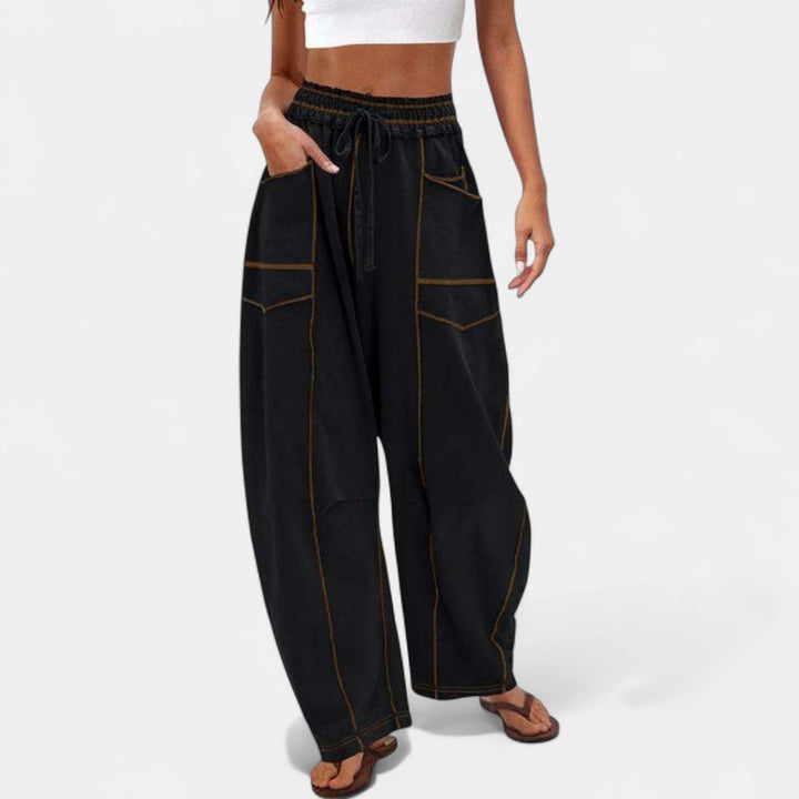 AVANITA | Comfy Baggy Leg Lounge Trousers