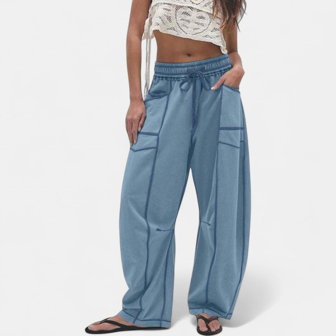 AVANITA | Comfy Baggy Leg Lounge Trousers