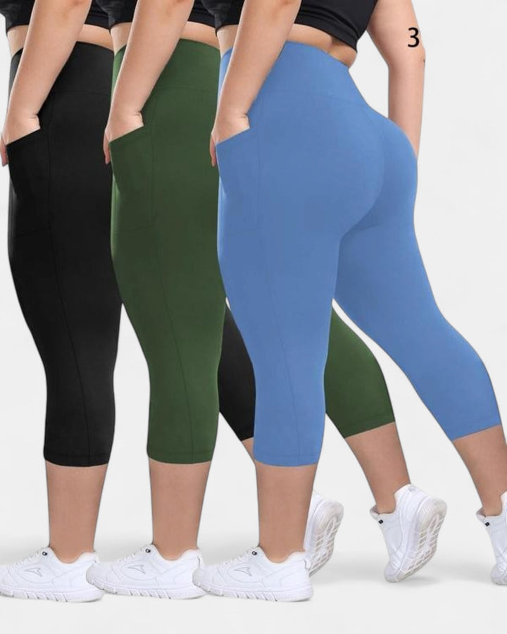 MIRA | Breathable 3-Pack Capris
