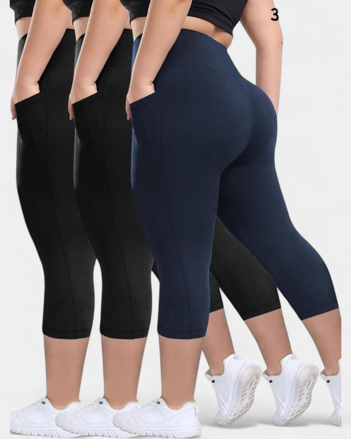 MIRA | Breathable 3-Pack Capris