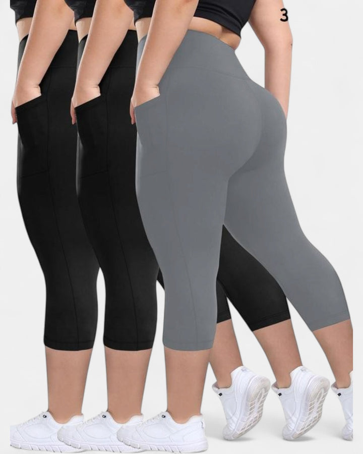 MIRA | Breathable 3-Pack Capris