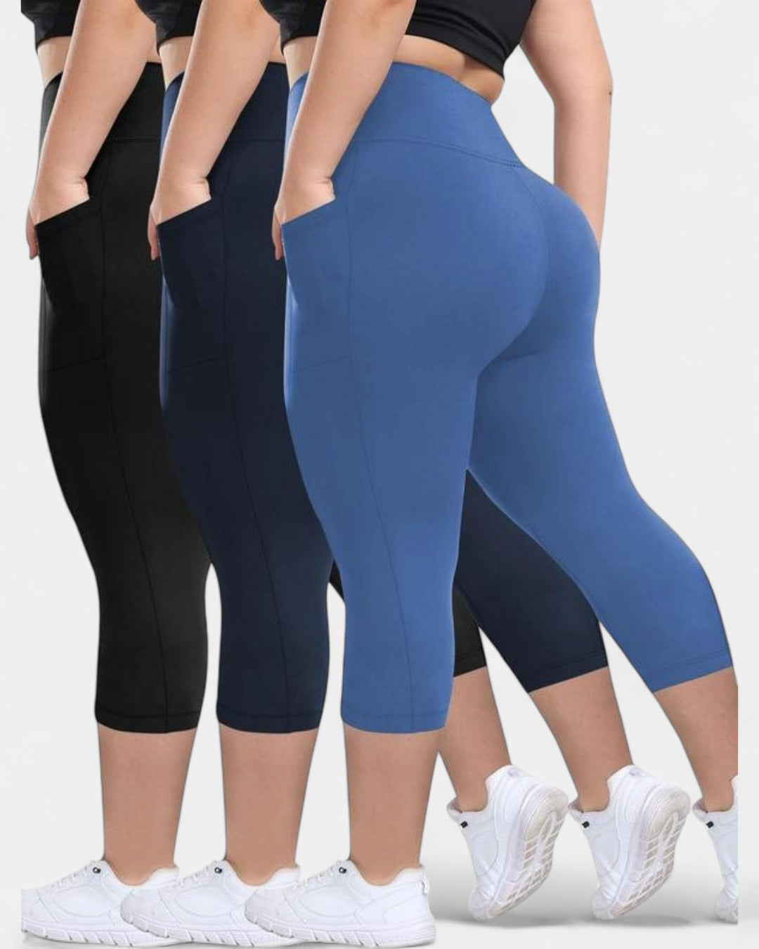 MIRA | Breathable 3-Pack Capris