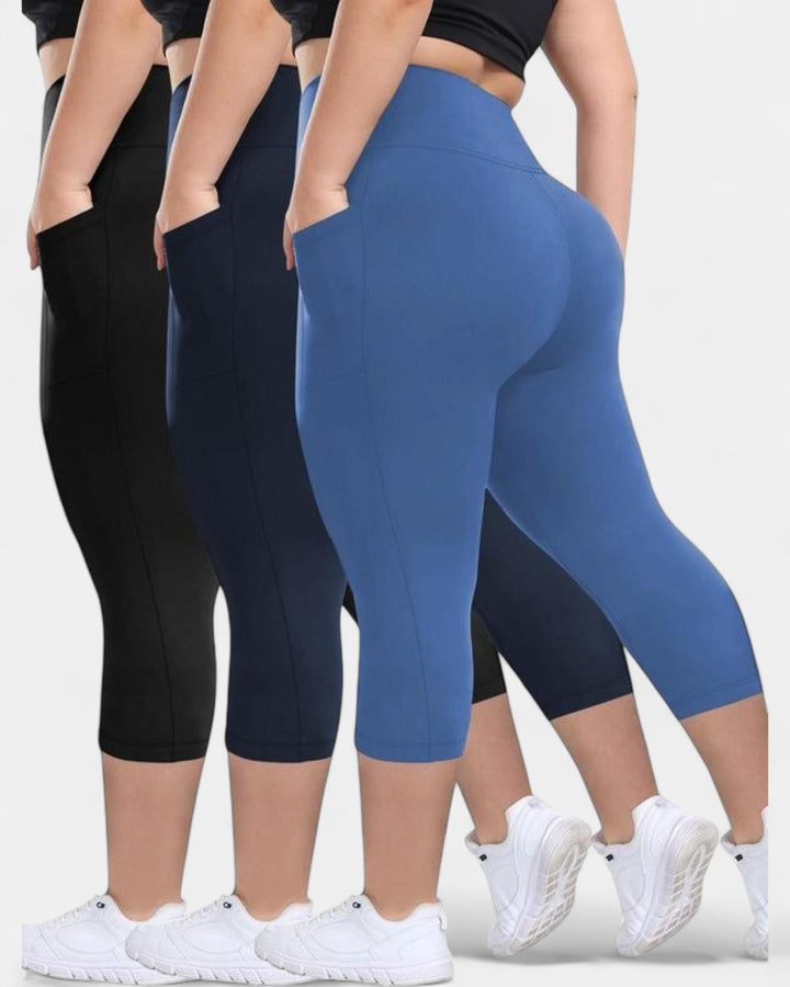 MIRA | Breathable 3-Pack Capris