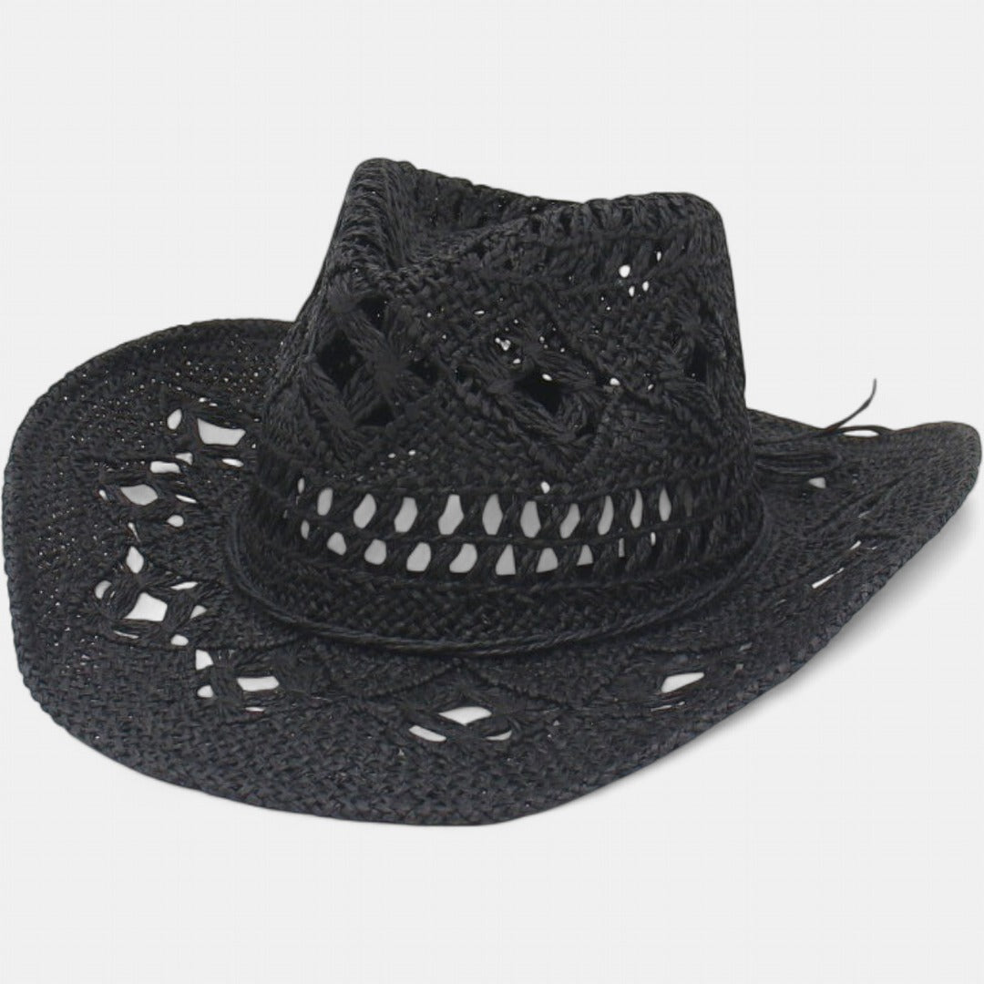 RAYLENE| Vintage Hollow Straw Hat