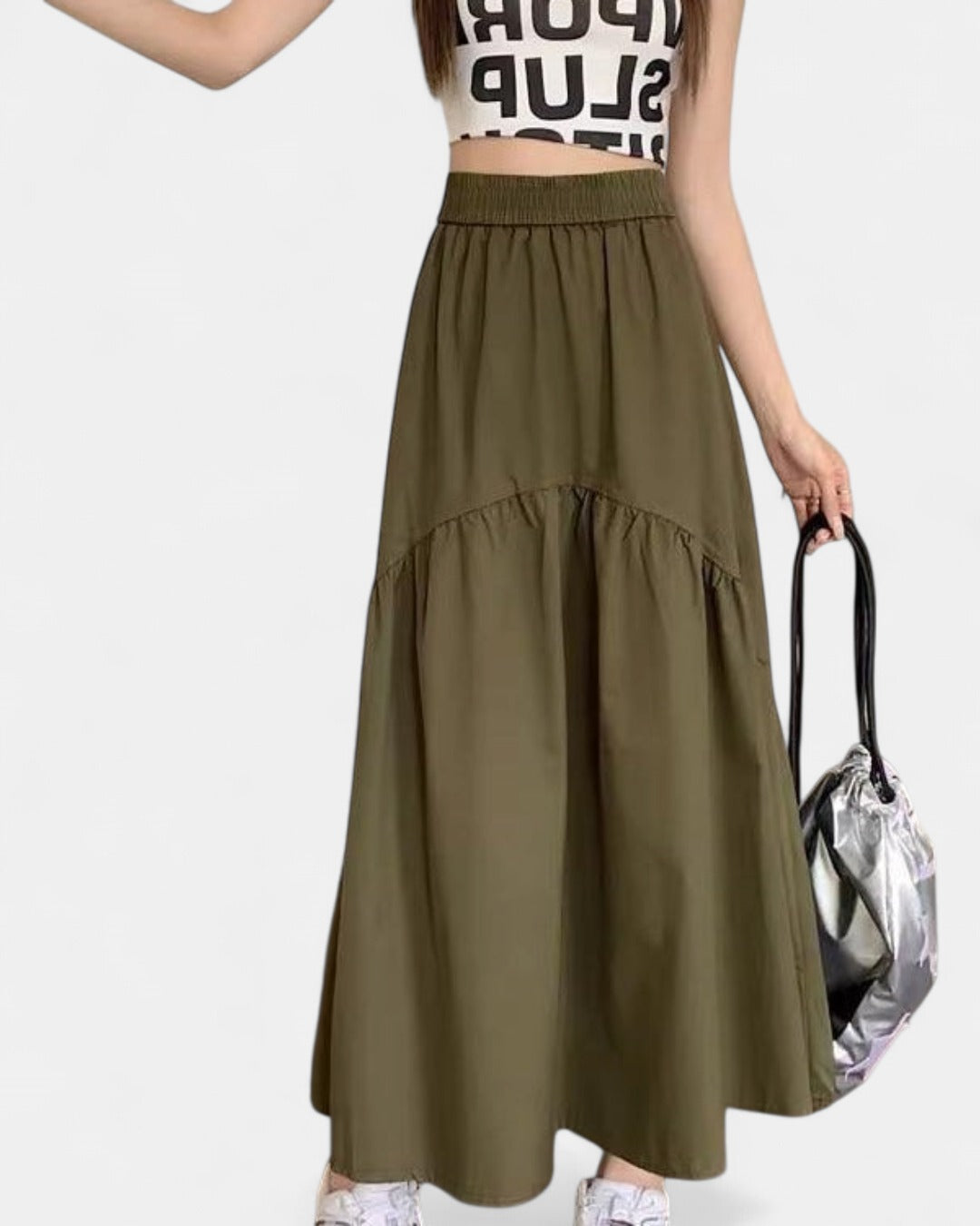 MARJOLAINE | Modern Casual Long Skirt