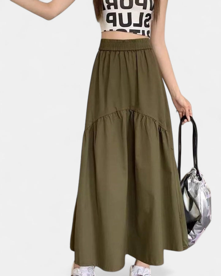 MARJOLAINE | Modern Casual Long Skirt