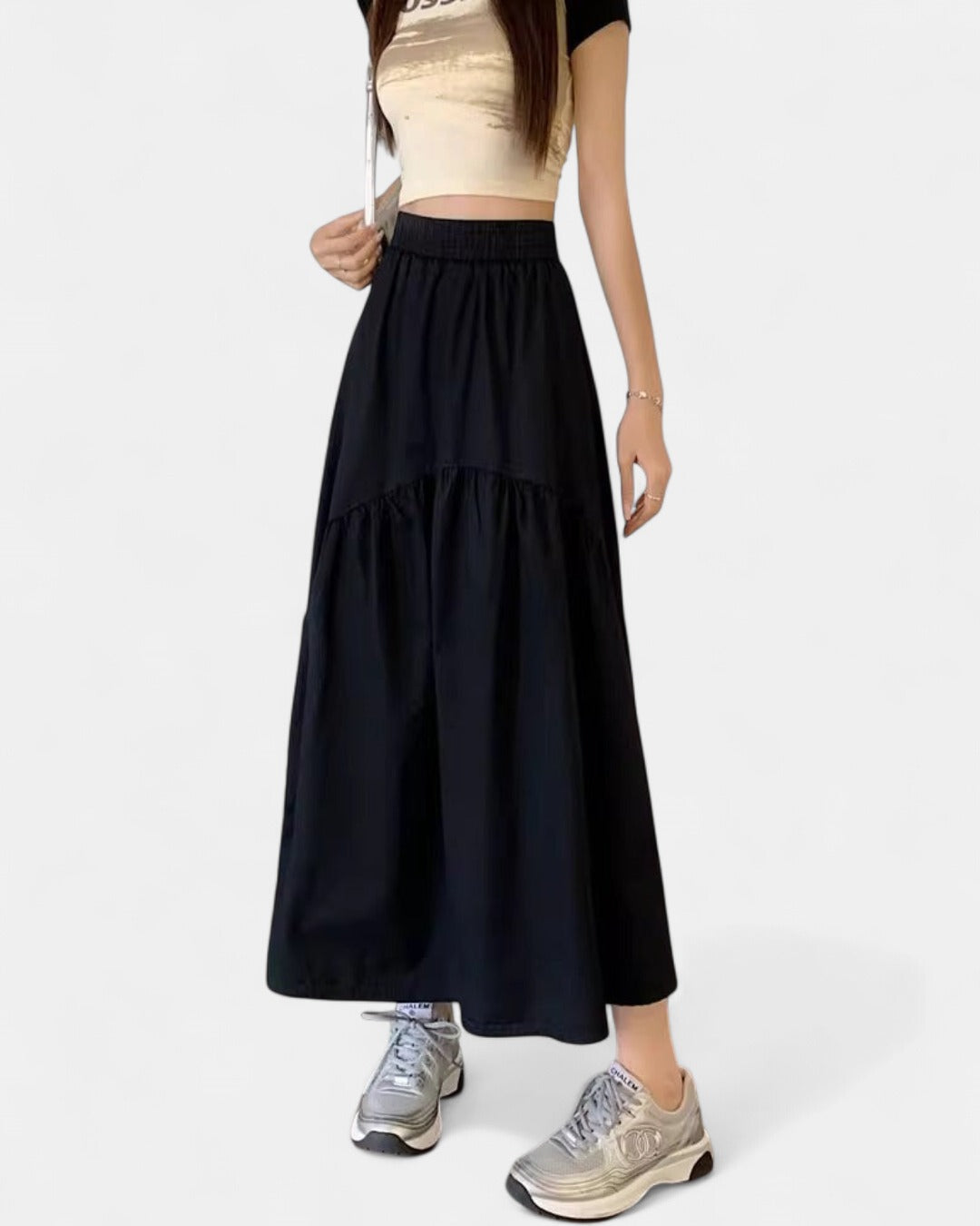 MARJOLAINE | Modern Casual Long Skirt