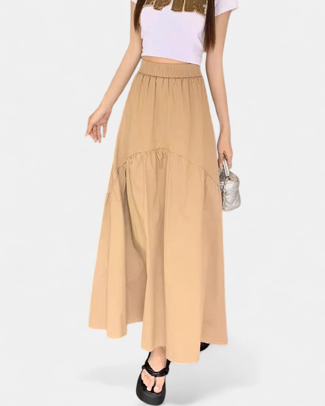 MARJOLAINE | Modern Casual Long Skirt