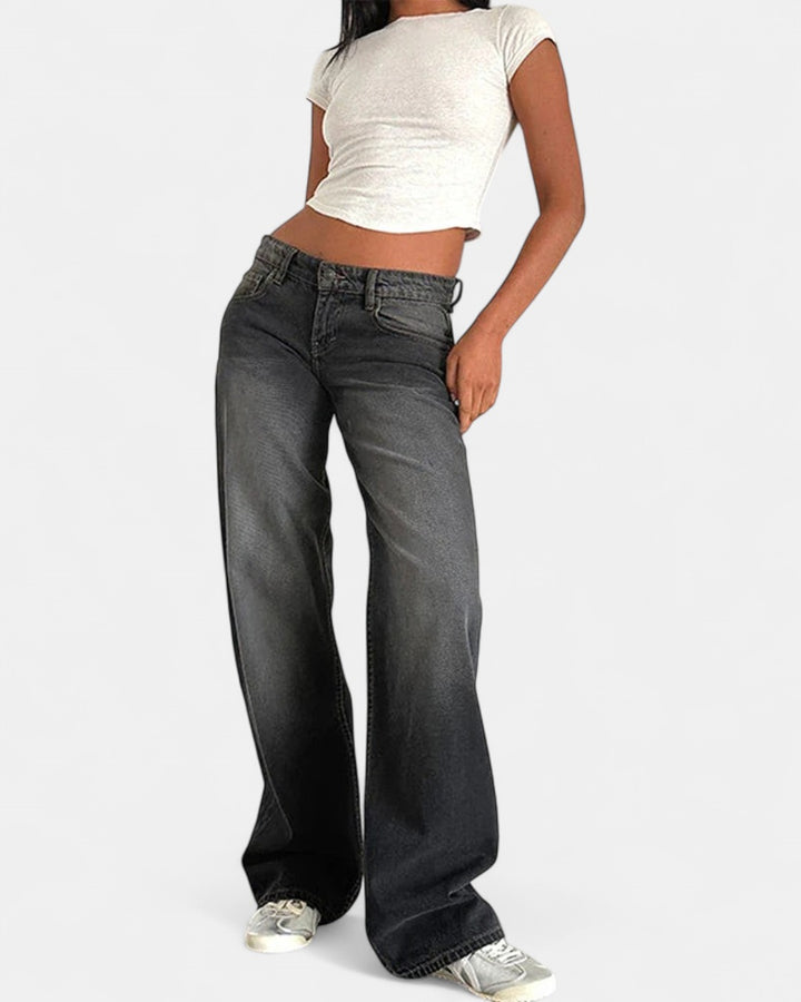 SYLVAINE | Vintage Casual Baggy Jeans