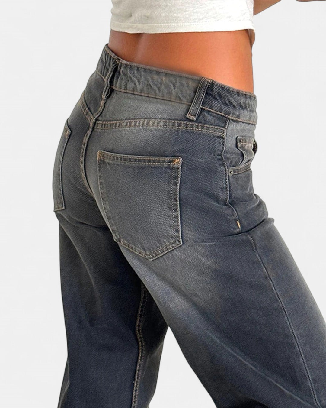 SYLVAINE | Vintage Casual Baggy Jeans