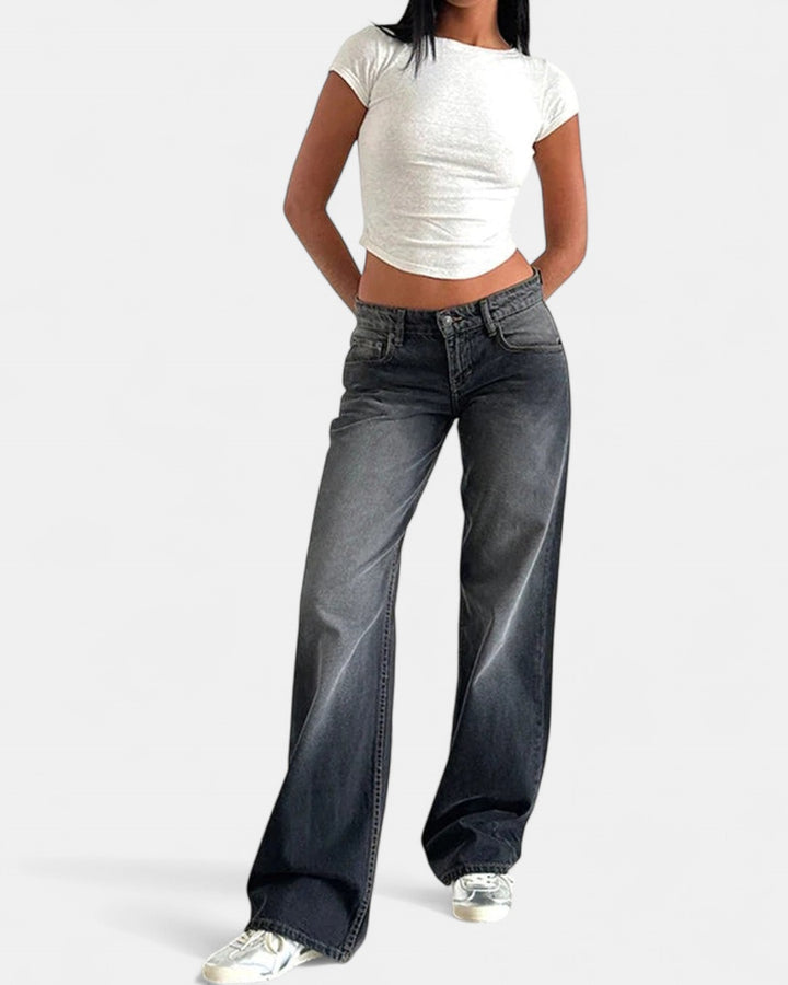 SYLVAINE | Vintage Casual Baggy Jeans