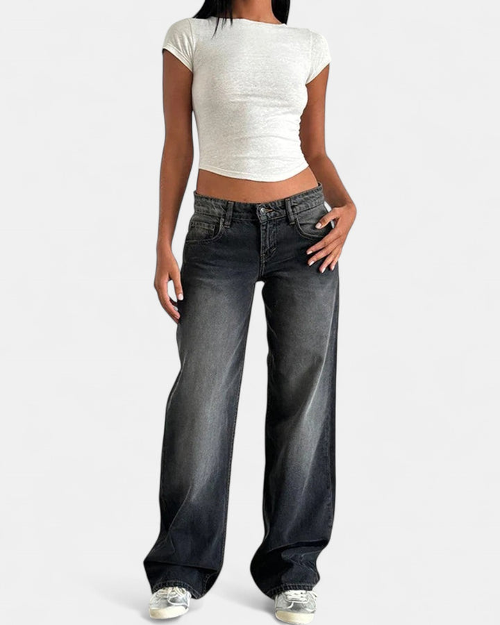 SYLVAINE | Vintage Casual Baggy Jeans