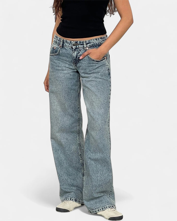 SYLVAINE | Vintage Casual Baggy Jeans