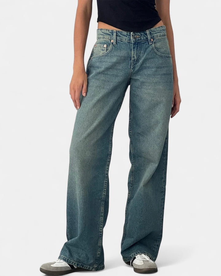 SYLVAINE | Vintage Casual Baggy Jeans