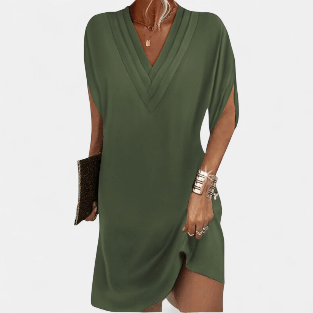 AMELIA | Elegant Tummy Covering Dress